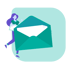 Illustration d'une lettre pour la newsletter Interstis